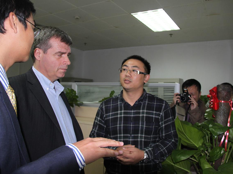 青年(nián)創業(yè)國(guó)際計(jì)劃（YBI）的(de)全球總幹事(shì)莅臨我司進行(xíng)參觀和(hé)指導